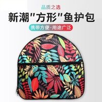 Túi Bảo Vệ Cá Mới Tròn Đôi Dày Chống Thấm Nước Túi Câu Cá Vải Túi Bảo Vệ Sao chép Túi Lưới Đa Năng Câu Cá Túi