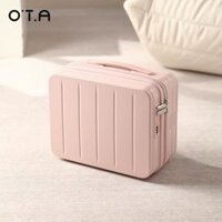 Túi bổ sung hành lý xách tay OTA dành cho nữ 14 inch nhỏ gọn nhẹ có thể đặt trên xe đẩy hộp đựng đồ trang điểm mini cầm tay vali kéo du lịch