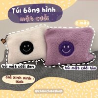 ✨TÚI BÔNG HÌNH MẶT CƯỜI CAO CẤP CỠ LỚN🤍