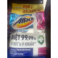 Túi bột giặt Attack hương anh đà.o 4,2kg
