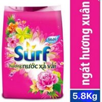 Túi Bột giặt Surf hương Nước xả vải 5.5kg