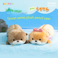 Túi bút lông sang trọng cho búp bê hình con Rái cá nhỏ chính hãng