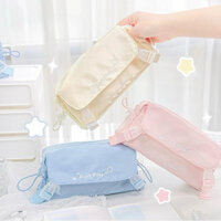 TÚI BÚT ROSYPOSY SIÊU TO KHỔNG LỒ OUR ADORE CÓ HAI KHOÁ BẤM MẶT SAU TRONG SUỐT