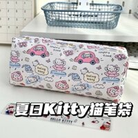 Túi bút vải dù hello kitty 198
