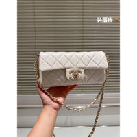 Túi C H A N E L Queen khoá X kẹp nách Fullbox