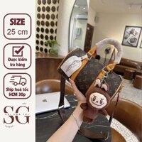 Túi cầm tay dáng trống mini chất liệu jean , túi xách nữ Quảng Châu 1715