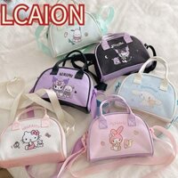 Túi cầm tay đi làm LCAION, Túi đeo vai Disney Sanrio dễ thương hoạt hình, Túi xách mèo Kawaii Kuromi Melody Pochacco KT