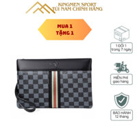 Túi Cầm Tay ⚡ TẶNG VÍ DA CAO CẤP ⚡ Ví Cầm Tay, Ví Kẹp Nách To, Tiện Lợi, Thời Trang - LM27