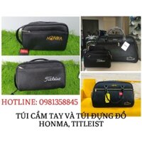 Túi cầm tay và túi đựng đồ Golf Honma, Titleist - Chất liệu da PU cao cấp