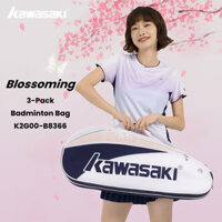 Túi cầu lông Kawasaki B8366 & A8354 Túi đựng vợt cầm tay cầm tay 3 vai thời trang dành cho nam và nữ