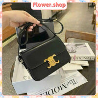 Túi Ce lin Dáng Vuông Hộp Size 19, Túi Xách Nữ Đeo Vai, Đeo Chéo Phù Hợp Đi Chơi Đi Tiệc flower shop M28