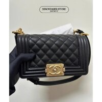 Túi chà neo boy màu đen