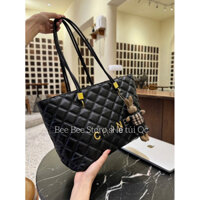 Túi Chà Neo Kèm Phụ Kiện Gấu Treo Như Hình (Size to đựng vừa A4 , laptop)