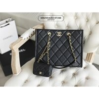 TÚI CHÀ NEO SHOPPING KÈM VÍ MÀU ĐEN