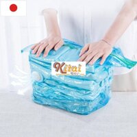 Túi chân không Kitai KT033 đựng quần áo, chăn màn, mền gối của Nhật Bản cỡ lớn kích thước 80x100cm - Guty Care