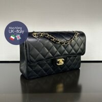 Túi Chanel Classic đen da bê hạt size Large