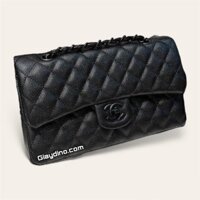 Túi Chanel Classic Double Flap Bag Khóa Đen Size 25
