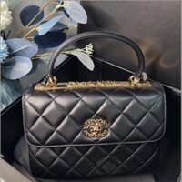 Túi Chanel Trendy CC Flap Bag With Top Handle – Màu Đen