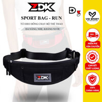 Túi chạy bộ đeo bụng, đeo hông, đeo chéo 2 ngăn đựng đồ dùng tiện dụng, túi thể thao đa năng ZDK D3