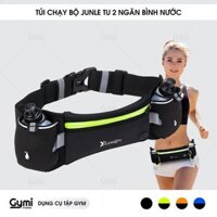 Túi Chạy Bộ Thể Thao, Túi Đeo Bụng Chạy Bộ Kèm Ngăn Đựng 2 Bình Nước, Đai Đeo Điện Thoại Chạy Bộ Nam Nữ JUNLE TU