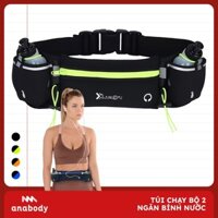 Túi Chạy Bộ Thể Thao, Túi Đeo Bụng Chạy Bộ Kèm Ngăn Đựng 2 Bình Nước, Đai Đeo Điện Thoại Chạy Bộ Nam Nữ JUNLE TU