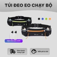Túi Chạy Bộ Thể Thao, Túi Đeo Bụng Kèm Ngăn Đựng 2 Bình Nước, Đai Đeo Điện Thoại Chạy Bộ Nam Nữ