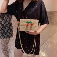 Túi Cherry Hộp Đeo Chéo Dễ Thương [Ảnh Thật]