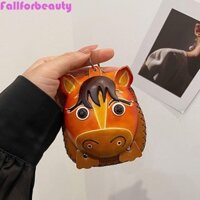 Túi chìa khóa Mini FALLFORBEAUTY Pony, Túi chìa khóa xe cung hoàng đạo chất lượng cao, Hộp đựng móc khóa bỏ túi ngựa Kawaii cao cấp đa năng Phụ kiện ô tô
