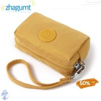 Túi Chìa Khóa ZHAGUMT366, Túi Son Môi Dây Kéo Mini, Túi Xách Chống Thấm Nước Nylon Dung Tích Lớn Di Động Nữ Cô Gái