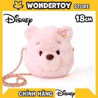 Túi Chính Hãng Disney x Potdemiel Gấu Bông Pooh Hồng đeo chéo vai dễ thương 18cm