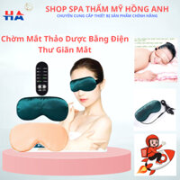 Túi Chờm Mắt Thảo Dược Cắm Điện - Chờm Nóng Ngải Cứu Thư Giãn, Giảm Đau Mỏi Mắt