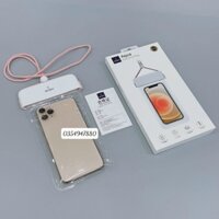 Túi chống nước cho điện thoại , smart phone kích thước 7 inch chính hãng WIWU AQua cao cấp chống nước tuyệt đối IPX8