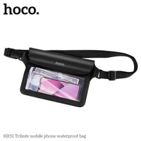 Túi chống nước điện thoại Hoco HX51 dòng túi đeo bụng, chất liệu PVC dây bện