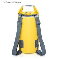 Túi chống nước Tcsr Túi khô cho túi lặn bơi 10L / 15L / 20L / 30L Túi nổi Bao khô Ba lô để chèo thuyền Câu cá siêu