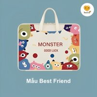 Túi chống sốc đựng laptop, macbook da cao cấp chống nước 13.3/14/15.6 inch - Bao laptop Mẫu Good Luck