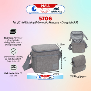Túi giữ nhiệt Rivacase 5706