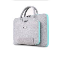 Túi chống sốc macbook màu xám lông chuột