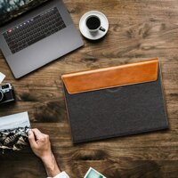 TÚI CHỐNG SỐC TOMTOC (USA) PREMIUM LEATHER FOR MACBOOK AIR/PRO 13″ NEW H15-C02Y