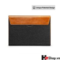 TÚI CHỐNG SỐC TOMTOC (USA) PREMIUM LEATHER FOR MACBOOK