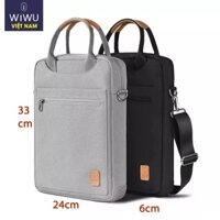 Túi chống sốc Wiwu Pioner Cho Máy tính bảng Pro 12.9 M1, Laptop, Mac-book,  Sur- face Pro. Chống sốc tặng quai đeo chéo