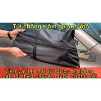 Túi chống trộm gương oto - Loại mới bo viền dây cáp lõi thép chống cắt - Hàng xưởng VN sản xuất