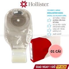 Túi chứa phân khóa cuốn dính liền, có bộ lọc khí Hollister 8331
