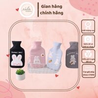 Túi chườm 1000ml nóng lạnh giảm đau bụng kinh, túi chườm giữ ấm hạ sốt