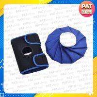 Túi Chườm Đá, Nước Ấm Giảm Đau và Đai Cố Định hỗ trợ chơi thể thao, sơ cứu, bong gân #DaiTuichuom-05