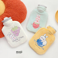 Túi chườm giữ nhiệt bọc vải Animal fruit warm time 13x21