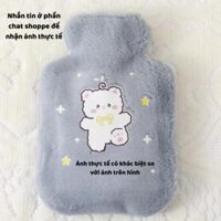 Túi Chườm Giữ Nhiệt Nóng Lạnh Nhiều Mẫu Dễ Thương Tiện Lợi – Túi Lông Gấu Trái Đất
