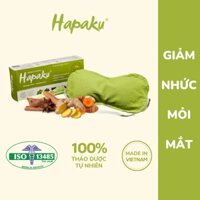 Túi Chườm Mắt Thảo Mộc Hapaku Giảm Nhức Mỏi, Thư Giãn Mắt, Mặt Nạ Mắt Nóng Thảo Mộc