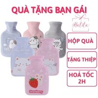 Túi chườm nóng bụng kinh HATITA 1000ml, sưởi ấm hỗ trợ giảm đau, Món quà ý nghĩa tặng người yêu
