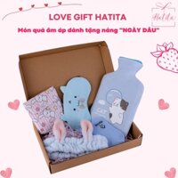 Túi chườm nóng đau bụng kinh Hatita BCBlow 1000ml sưởi ấm giữ nhiệt giảm đau quà tặng bạn gái, 20-10