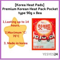 Túi Chườm Nóng Hàn Quốc Cao Cấp 90g x 8ea |Đệm Giữ Ấm Tay Bằng Len Tiện Dụng Chất Lượng Cao
